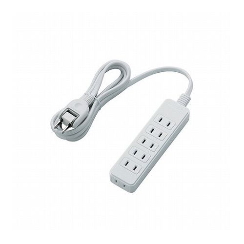 エレコム スイングプラグタップ/6個口/2m/ホワイト T-S02N-2620WH(代引不可)【メール便配送】【送料無料】(2)