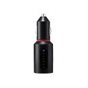 エレコム FMトランスミッター Bluetooth USB2ポート付 2.4A おまかせ充電 4チャンネル ブラック LAT-FMBT03BK(代引不可)【送料無料】