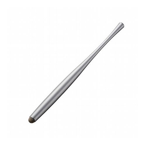 エレコム スマートフォン用タッチペン 低重心 導電繊維タイプ AL.STYLUS グレー P-TPATCF01GY(代引不可)【送料無料】