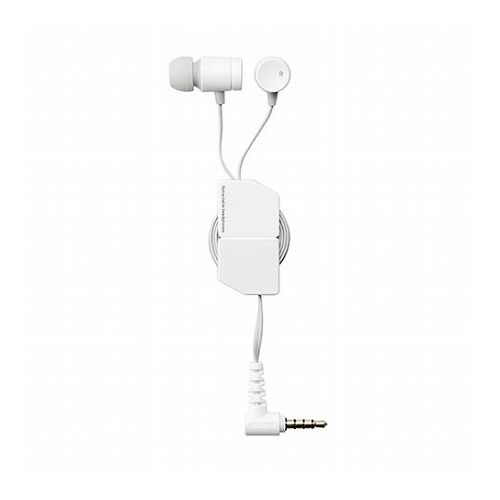 エレコム ステレオイヤホン/カナル型/φ3.5mm/マイク付/Fast Music/FR10CM/9.2mmドライバー/巻取/ホワイト EHP-FR10CMWH(代引不可)