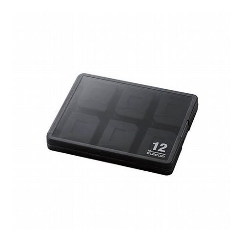 エレコム SDカードケース/12枚収納/SD/microSD CMC-06NMC12(代引不可)