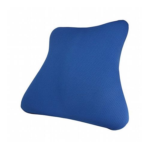 ミヨシ 低反発腰当てクッション ブルー ORG-TKC01/BL(代引不可)
