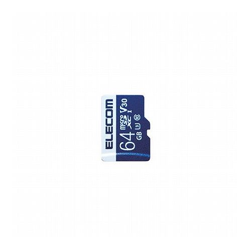 エレコム MicroSDXCカード/データ復旧サービス付/ビデオスピードクラス対応/UHS-I U3 80MB/s 64GB MF-MS064GU13V3R(代引不可)【送料無料】 エレコム MicroSDXCカード/データ復旧サービス付/ビデオスピードクラス対応/UHS-I U3 80MB/s 64GB MF-MS064GU13V3R(代引不可)【送料無料】