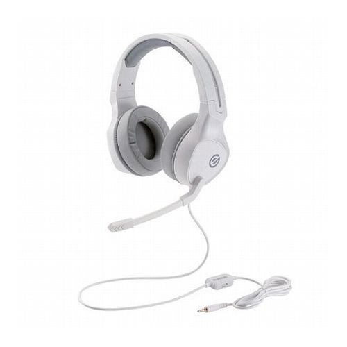 エレコム ゲーミングヘッドセット 両耳オーバーヘッド 4極ミニプラグ 50mmドライバ 極厚イヤーパッド コントローラ付属 ホワイト HS-G01WH(代引不可)【送料無料】 エレコム ゲーミングヘッドセット 両耳オーバーヘッド 4極ミニプラグ 50mmドライバ 極厚イヤーパッド コントローラ付属 ホワイト HS-G01WH(代引不可)【送料無料】