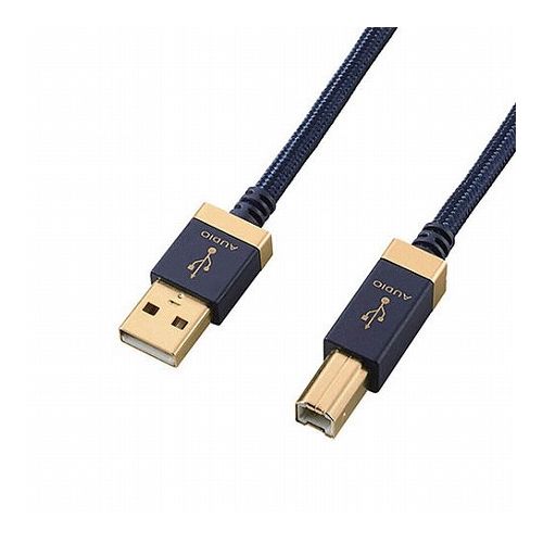 エレコム AVケーブル/音楽伝送/A-Bケーブル/USB2.0/1.0m DH-AB10(代引不可)【メール便配送】【送料無料】