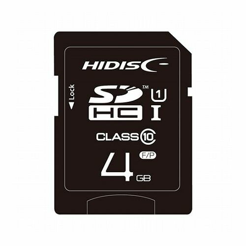 HIDISC SDHCカード 4GB CLASS10 UHS-1対応 超高速転送 Read70 HDSDH4GCL10UIJP3(代引不可)