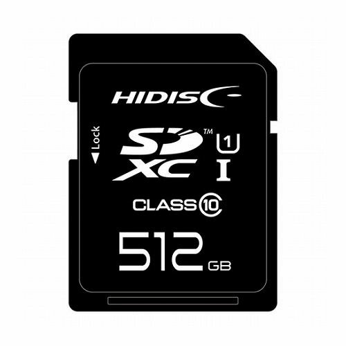 HIDISC Ķ®SDXC 512GB UHS-I Class10 U3/V30б HDSDX512GCL10UIJP3(Բ)̵