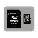 HIDISC microSDHCJ[h 64GB CLASS10 UHS-1Ή ] Read80 SDϊA_v^t HDMCSDX64GCL10UIJP3(s)