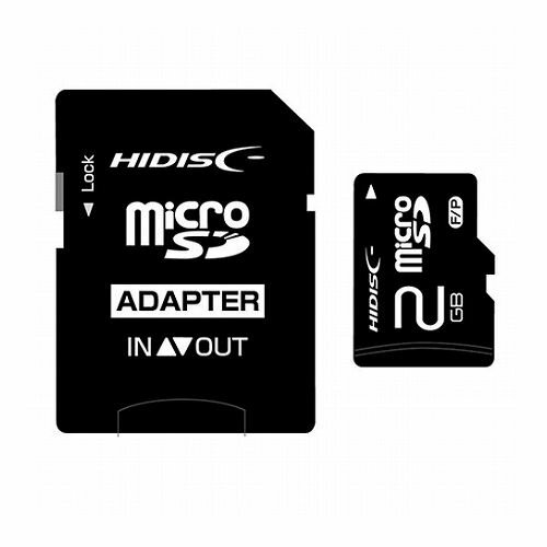 HIDISC microSDメモリーカード 2GB HDMCSD2GCLJP3(代引不可)