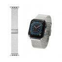エレコム アップルウォッチ Apple Watch バンド SE 6 5 4 (44mm) SE 3 2 1 (42mm) ステンレス サイズ調整可能 シルバー...