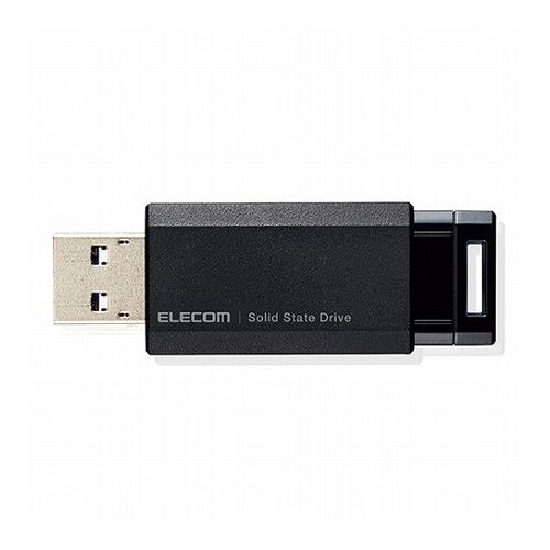 エレコム SSD 外付け ポータブル 500GB 小型 ノック式 USB3.2(Gen1)対応 ブラック PS4/PS4Pro/PS5 ESD-EPK0500GBK(代引不可)【送料無料】 エレコム SSD 外付け ポータブル 500GB 小型 ノック式 USB3.2(Gen1)対応 ブラック PS4/PS4Pro/PS5 ESD-EPK0500GBK(代引不可)【送料無料】