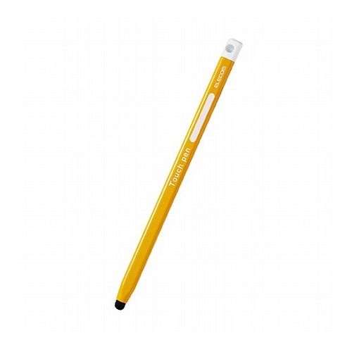 エレコム タッチペン タブレット iPad スマホ 鉛筆型 三角 太軸 感度タイプ イエロー タブレット学習 学校 子供 キッズ P-TPEN02SYL(代引不可)【送料無料】