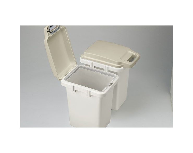 ワンハンドパッキンペール 47L ゴミ箱 キッチン ダストボックス おしゃれ 清潔 シンプル ふた付き 分別ステッカー 生ごみ RSD-70(代引不可)【送料無料】 [3]