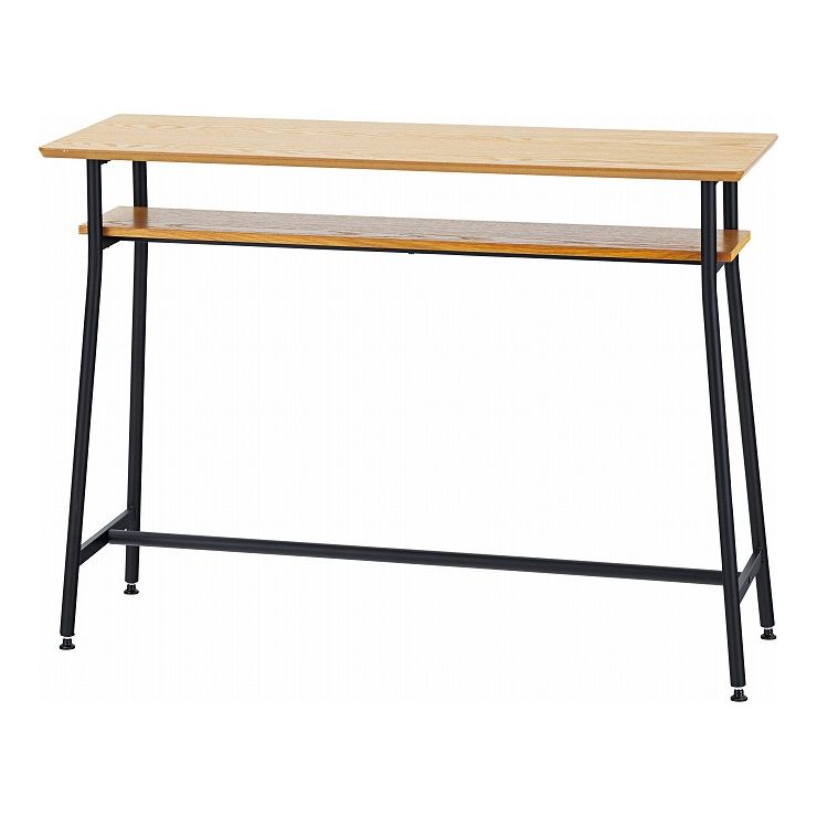 ●サイズ（cm）幅120×奥行40×高さ87●材質天然木化粧繊維板(オーク) ラッカー塗装 スチール(粉体塗装) アジャスター付き●原産国台湾【代引きについて】こちらの商品は、代引きでの出荷は受け付けておりません。【送料について】北海道、沖...