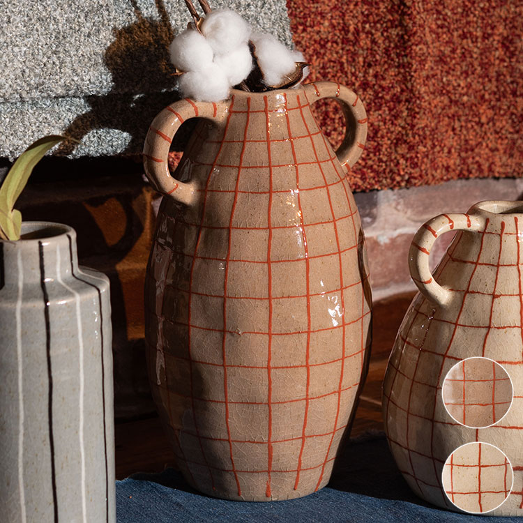 Interior Accessories - フラワーベース CLY-76 東谷 フラワーベース 花瓶 花びん かびん フラワースタンド 陶器 北欧 おしゃれ ドライフラワー シンプル 艶 生花 枝物 卓上 床置き 陶器製 和モダン モダン レトロ(代引不可)【送料無料】