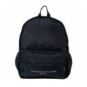 【商品詳細】■ブランド名：TOMMY HILFIGER■オリジナル品番：AU0AU01496C87■カラー：Twilight Navy■サイズ：(約)縦35cm 横28cm マチ14.5cmストラップ長さ(約)49〜91.5cmストラップ立ち上がり(約)16〜39cm(調節可・取り外し不可)■重量：(約)339g■仕様　開閉：ファスナー内側：-外側：サイドポケット×2、ファスナーポケット×1■素材：ポリエステル100%、装飾部分除外■付属品：無し■製造国：中国、その他【送料について】北海道、沖縄、離島は送料を頂きます。