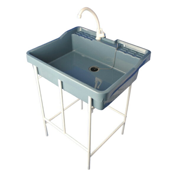 アオヤギコーポレーション ポリプロピレン製簡易流し台 蛇口付 AP-601 プラスチック製 流し台 アウトドア ガーデンシンク 屋外用(代引不可)【送料無料】