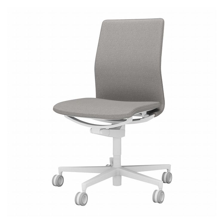【メーカー直送】 コクヨ オフィスチェア ファブレ 肘なし ライトグレー 椅子 リモートワーク 在宅 仕事 勉強 快適 おしゃれ パソコンチェア デスクチェア 会社 子供部屋 C01-W101CU-WE2E24 (代引不可)【送料無料】
