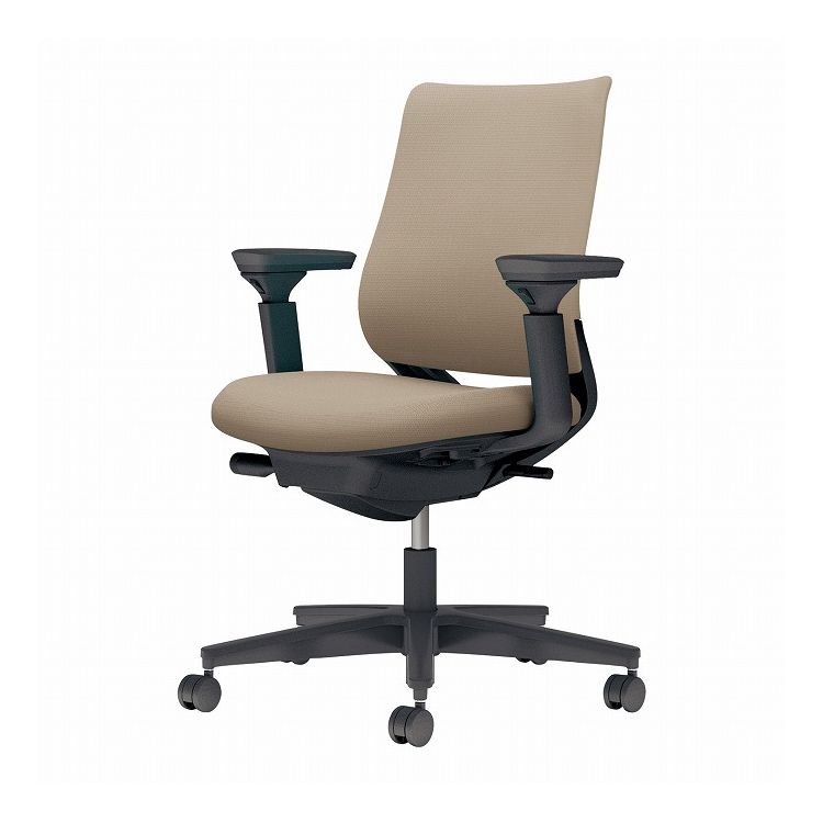 【メーカー直送】 コクヨ オフィスチェア 椅子 イス チェア ミトラ2 可動肘 ブラック ソフトベージュ(代引不可)【送料無料】