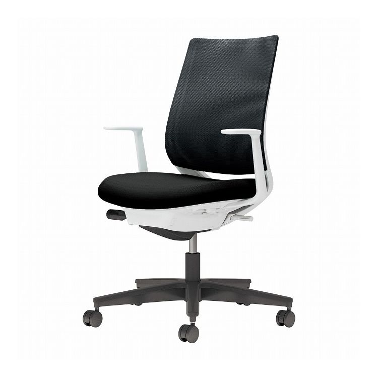 【メーカー直送】 コクヨ オフィスチェア 椅子 イス チェア ミトラ2 L型肘 ホワイトグレー ブラック(代..