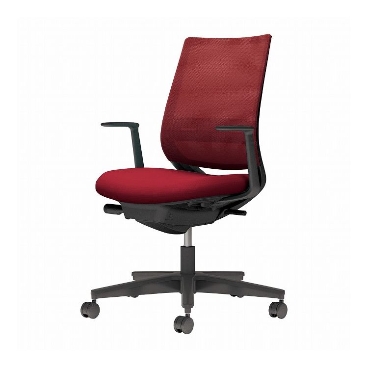 【メーカー直送】 コクヨ オフィスチェア 椅子 イス チェア ミトラ2 L型肘 ランバー付 ブラック カーマ..