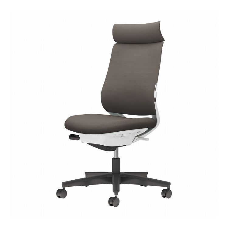 【メーカー直送】 コクヨ オフィスチェア 椅子 イス チェア ミトラ2 肘無 ランバー付 ホワイトグレー ダークグレージュ(代引不可)【送料無料】