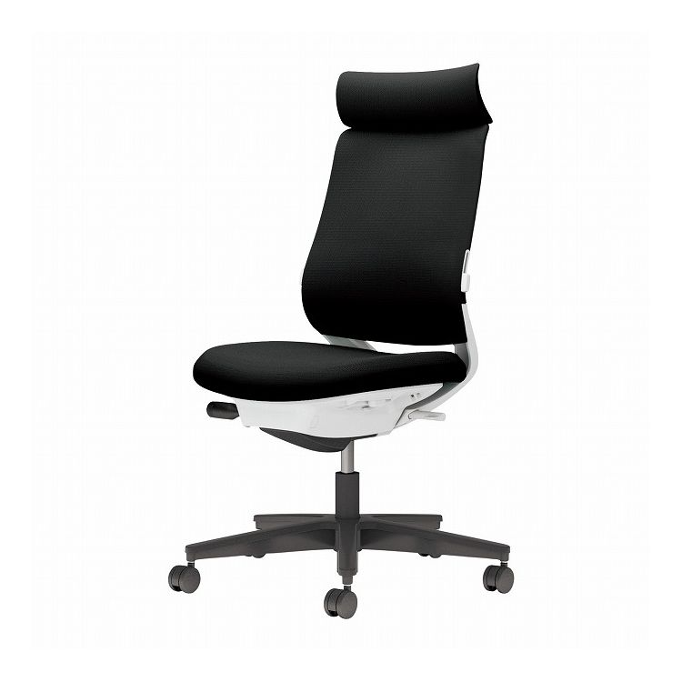 Desk Chairs - 【メーカー直送】 コクヨ オフィスチェア 椅子 イス チェア ミトラ2 肘無 ランバー付 ホワイトグレー ブラック(代引不可)【送料無料】