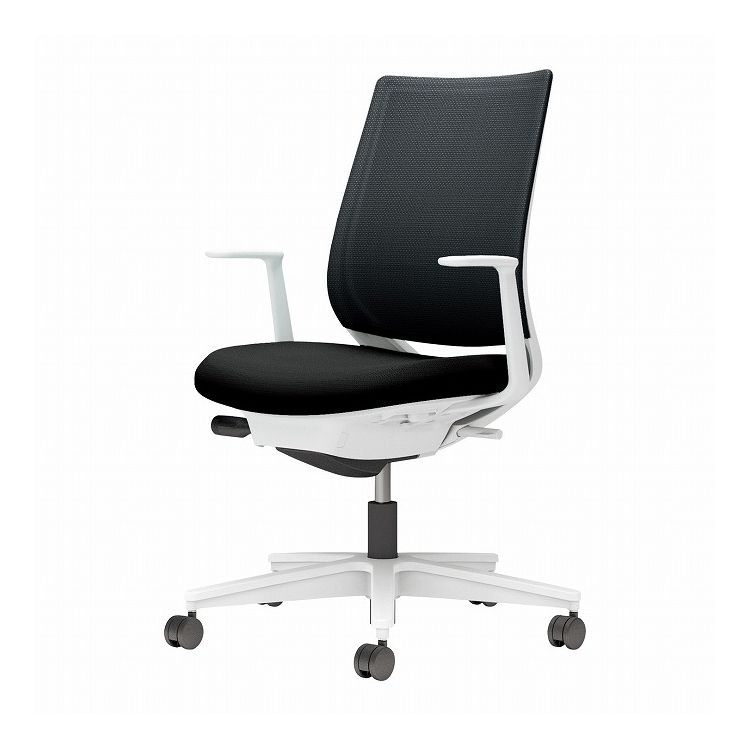 【メーカー直送】 コクヨ オフィスチェア 椅子 イス チェア ミトラ2 L型肘 ホワイトグレー ブラック(代..