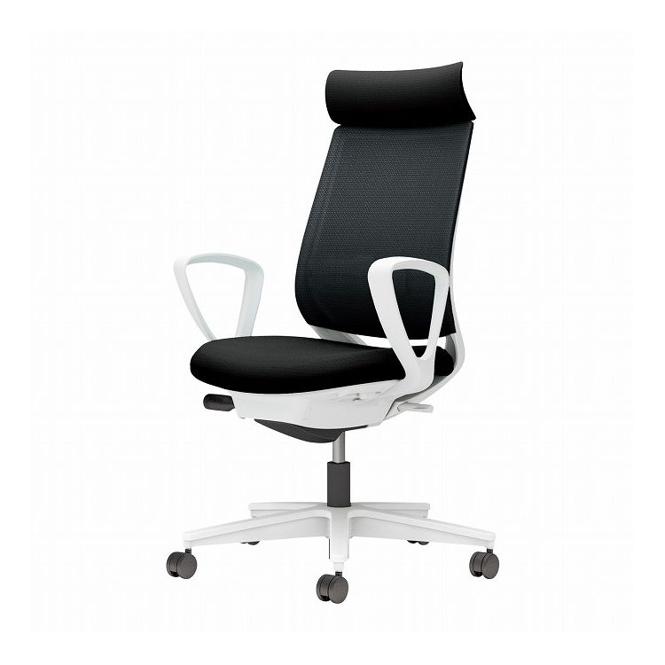 【メーカー直送】 コクヨ オフィスチェア 椅子 イス チェア ミトラ2 サークル肘 ランバー付 ホワイトグ..