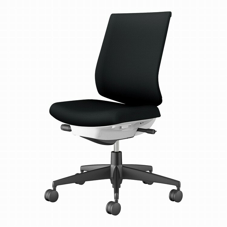 コクヨ 【メーカー直送】オフィスチェア ウィザード4 ローバック 肘なし ブラック脚 本体ホワイトグレー C06-B102CW-E1G4B61 カーペット用 ブラック(代引不可)【送料無料】