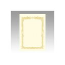 ササガワ OA賞状用紙10枚入 B5判横書クリーム 1 冊 10-1058 文房具 オフィス 用品