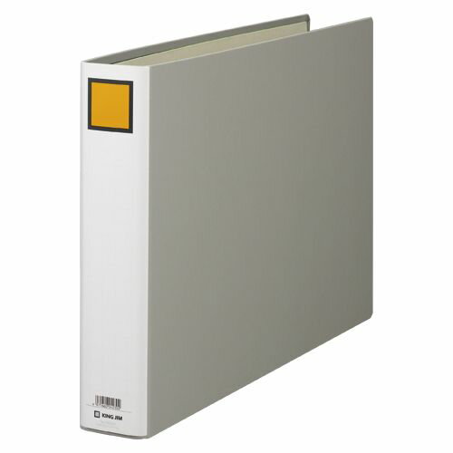 キングジム キングファイルG A3E グレー 1 冊 1005EN 文房具 オフィス 用品