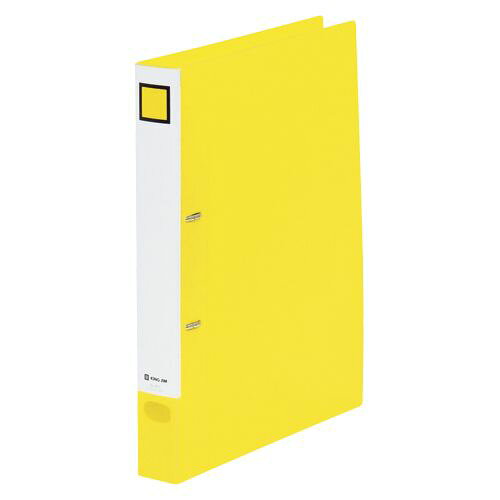 キングジム Dリングファイル(脱着)A4S 黄 1 冊 687キイ 文房具 オフィス 用品