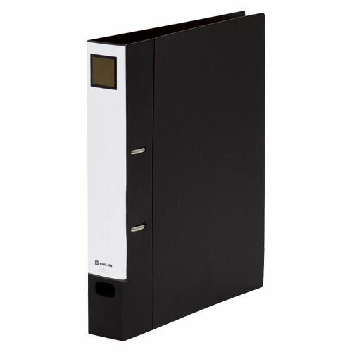 キングジム Dリングファイル(脱着)A4S 黒 1 冊 697クロ 文房具 オフィス 用品