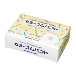 ホリアキ ハートインゴムバンド100g 白 1 箱 #16 100G 文房具 オフィス 用品