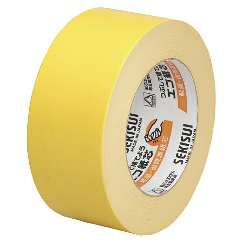 Craft Tape - 積水 カラークラフトテープ500WC 黄 1 巻 K50WY13 文房具 オフィス 用品