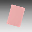 LIHIT LAB カラークリヤーホルダー A4 桃 1 枚 F-78-12モモ 文房具 オフィス 用品