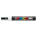 三菱鉛筆 ポスカ 中字 白 1 本 PC5M.1 文房具 オフィス 用品