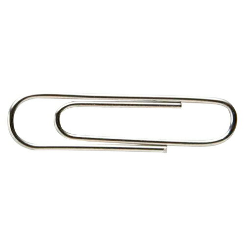 Gem Clip - クラウン ゼムクリップ 大 100本 袋入 1 パック CR-GM11-SL 文房具 オフィス 用品