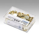 クラウン 二重画鋲 130本 1 個 CR-GB200-BRS 文房具 オフィス 用品