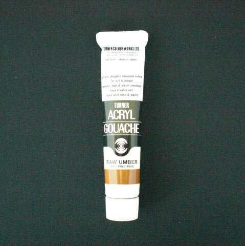 ターナー色彩 アクリルガッシュ 20CC ローアンバー 1 本 AG020036 文房具 オフィス 用品