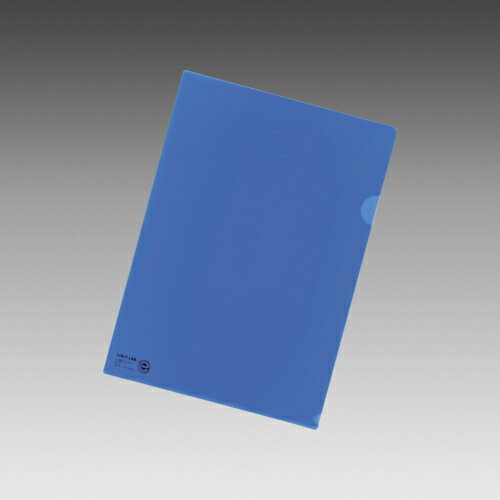 LIHIT LAB カラークリヤーホルダー A4 青 1 枚 F-78EC-8アオ 文房具 オフィス 用品