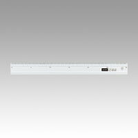 マービー 溝線定規30cm×3mm 1 本 1-807-8030 文房具 オフィス 用品