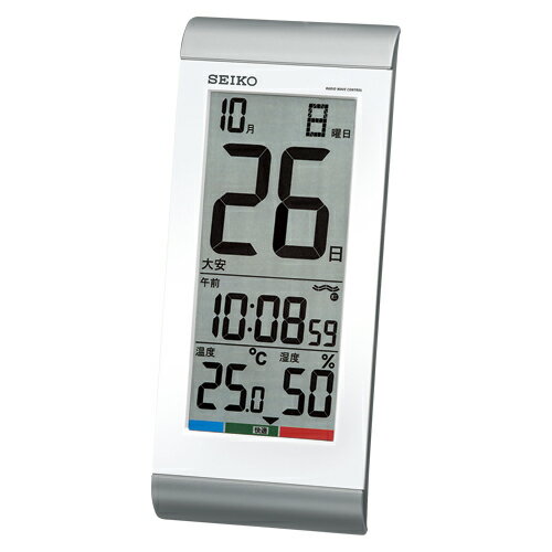 セイコー 温湿度計付き 置時計 1 個 SQ431S 文房具 オフィス 用品【送料無料】 セイコー 温湿度計付き 置時計 1 個 SQ431S 文房具 オフィス 用品【送料無料】