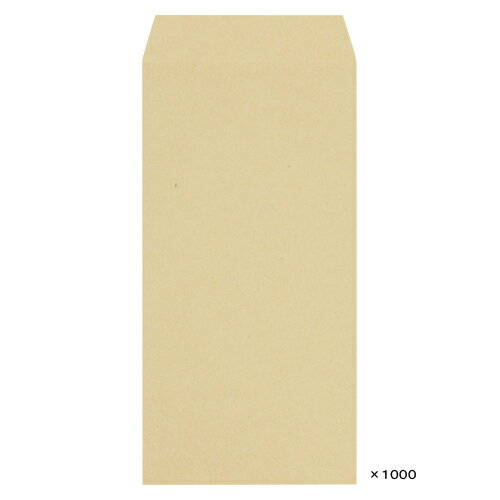 寿堂紙製品工業 長3OKクラフト封筒 70g 〒枠無 1000枚入 1 箱 08409 文房具 オフィス 用品【送料無料】