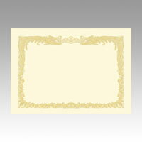 ササガワ OA賞状用紙10枚入 A3判縦書クリーム 1 冊 10-1087 文房具 オフィス 用品