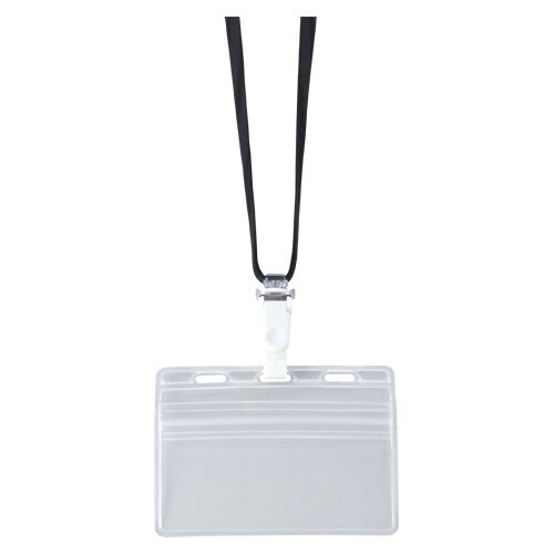 クラウン 吊下げ名札 10個入り 黒 1 袋 CR-NF477-B 文房具 オフィス 用品【送料無料】