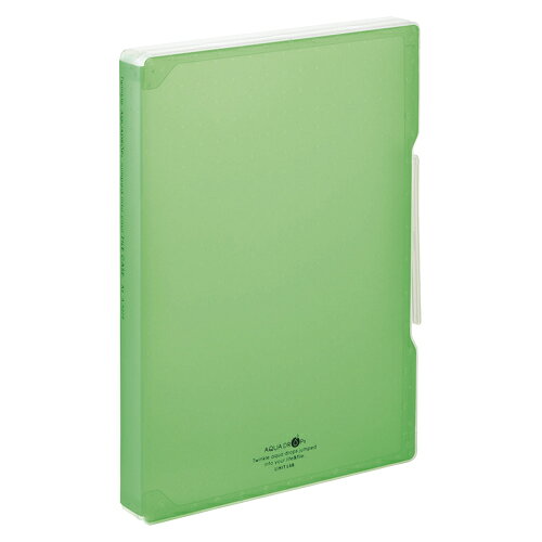 LIHIT LAB AQUA DROPs File Case A4 Light Green 1 piece