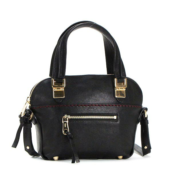 クロエ CHLOE ハンドバッグ ANGIE 3S0189 SMALL HANDBAG WITH STRAP BLACK BK【YDKG 円高還元 ブランド】【楽ギフ_包装】H2【RCP】【送料無料】【smtb-F】