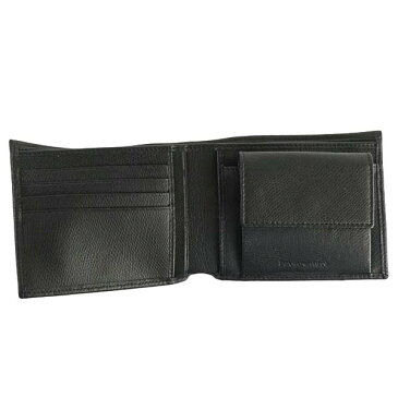 エンポリオ・アルマーニ EMPORIO ARMANI 二つ折り財布 小銭入 YEM122 WALLET BLACK BK